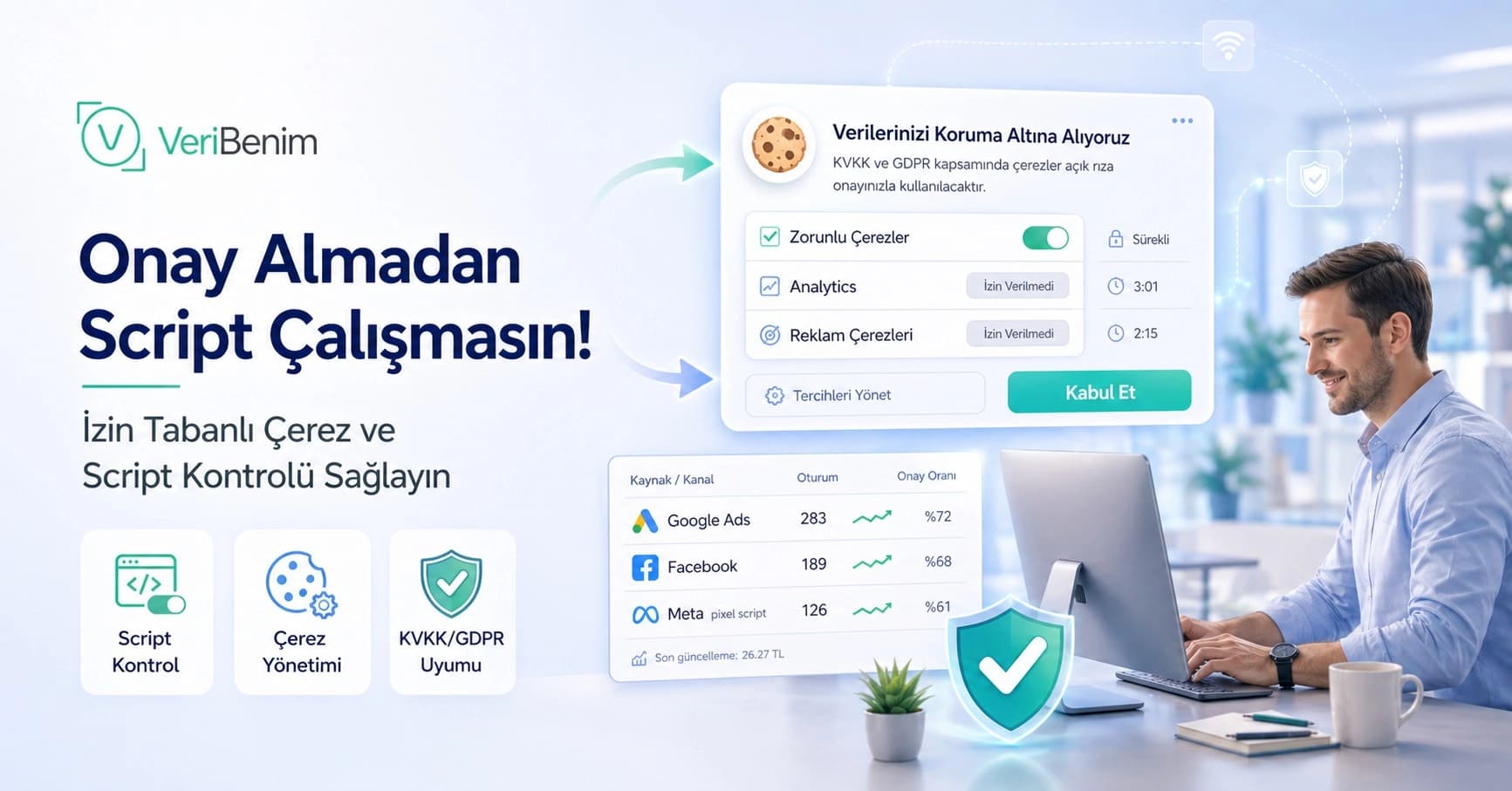 Çerez Yönetimini İzin Tabanlı Kurmak: Onay Gelmeden Script Çalışmamalı