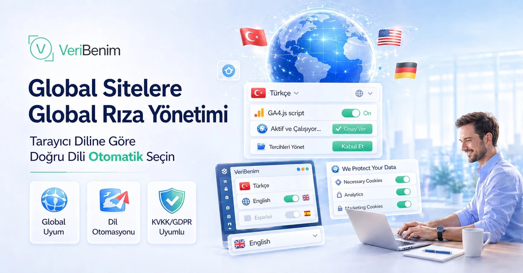 Çok Dilli Çerez Deneyimi ve Akıllı Dil Seçimi: Rıza Metni Neden Kullanıcının Dilinde Olmalı?