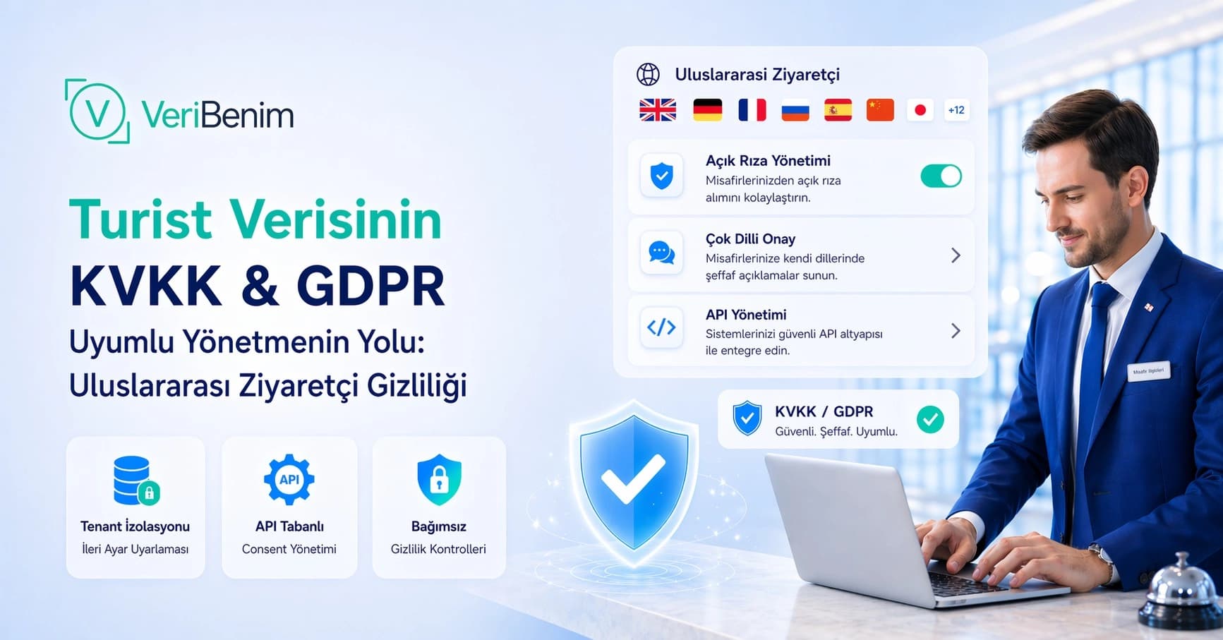 Turizm ve Otelcilik Sektöründe KVKK Kabusu ve Veribenim Çözümü: Yabancı Turist Verisi, GDPR Uyumu ve Wi-Fi Hotspot Güvenliği